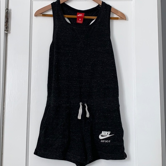 Nike Other - EUC Nike girls tank romper L (10-12 yrs) black